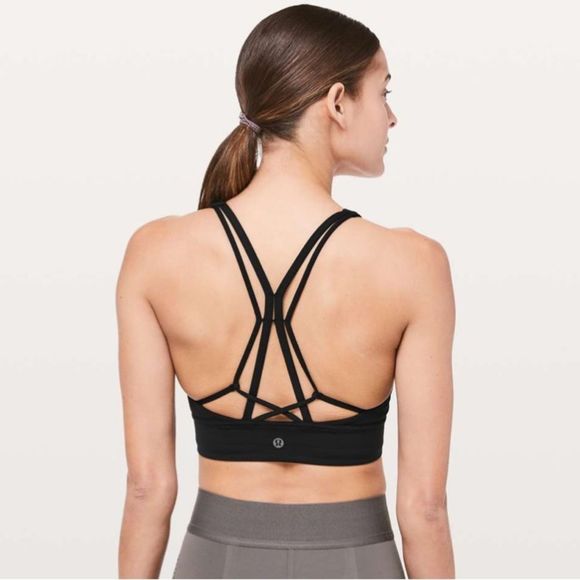 lululemon athletica Other - lululemon Ride & Reflect High Neck Strappy Sports Bra Black Sz8